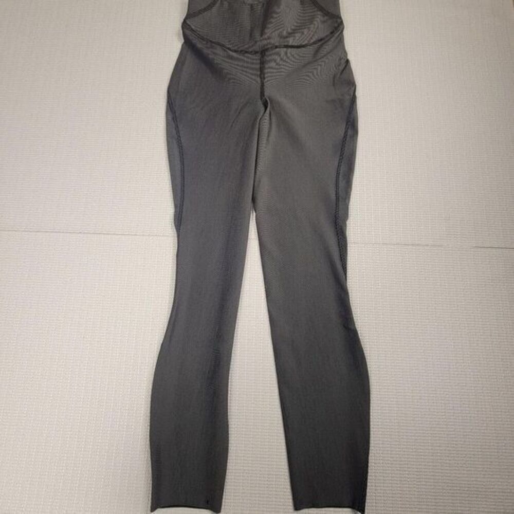 Lululemon Base Pace High-Rise‎ Tight Two-Tone Ribbed Leggings Women's Sz 4
